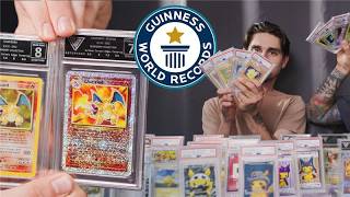 NEW Largest Pokémon Card Collection Contains Over 45000 Unique Cards  Guinness World Records [upl. by Egroeg580]