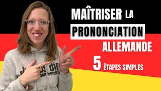 🇩🇪 Maîtriser la prononciation allemande en 5 étapes simples [upl. by Rolecnahc455]