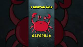 GAFORRJA  Horoskopi ditor 8 nentor 2024 [upl. by Retsevlis]