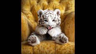 This Baby White Tiger Owns the Throne [upl. by Nordin]