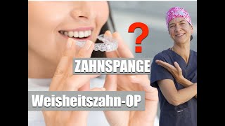 WeisheitszahnOP WANN kann ich meine lose ZAHNSPANGE SCHIENE wieder tragen [upl. by Ardy]