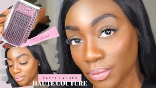 TATTI INDIVIDUAL LASHES REVIEW  HAUTE COUTURE COLLECTION  DIY LASH EXTENSIONS AT HOME  CARMELIAX [upl. by Goodrich]