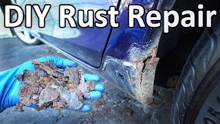 How to Repair Rust on Your Car Without Welding No Special Tools Needed [upl. by Riordan]