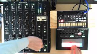 Roland AIRA TB3 amp KORG volca beats TESTPLAY [upl. by Lorrac]