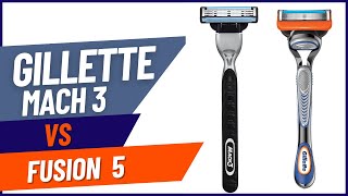 Gillette Mach 3 vs Gillette Fusion 5  Comparing Differences and Shave [upl. by Atihana581]