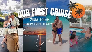 TRAVEL VLOG Our First Cruise Aruba Bonaire Curaçao  Carnival Horizon 2024 [upl. by Haelhsa]