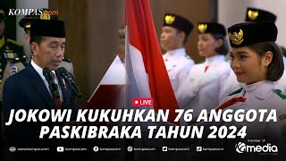 🔴LIVE  Presiden Jokowi Kukuhkan Paskibraka Nasional Tahun 2024 di IKN [upl. by Kannav]