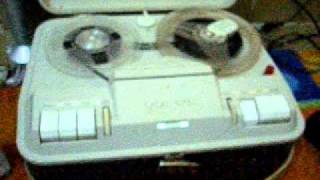 Modern music on vintage Grundig TK17 magnetophone [upl. by Aileno]