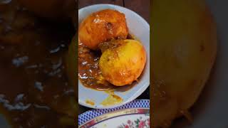 Bengali lunch menu sweet pulao 😍😋with spicy Egg curry😋 and Dum aloo❤️❤️ shortsvideo [upl. by Evered605]