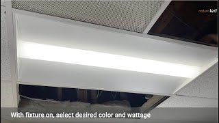 Installing LED Troffer into Drop Ceilings [upl. by Alletniuq641]