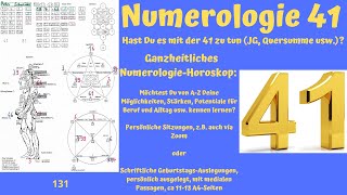 Numerologie 41 [upl. by Silbahc]