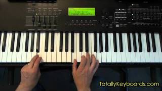 Piano Man by Billy Joel  KeyboardPiano Lesson Preview [upl. by Ateerys]