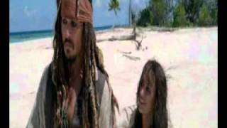 Piratas del Caribe 4  Jack y Angelica en la isla [upl. by Luann]