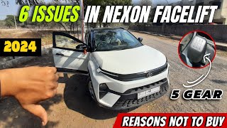 6 Disadvantages of Nexon Facelift 😭  2024 Nexon Facelift Cons  Nexon Facelift Owner Review ✅ [upl. by Wager593]