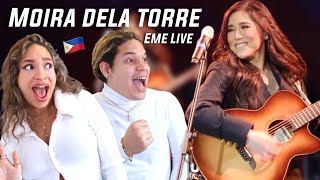 This WOMAN😍 Waleska amp Efra react to Moira Dela Torre  EME Live CONCERT for the first time [upl. by Sherrard311]