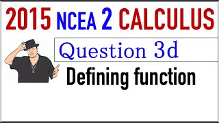 2015 NCEA 2 Calculus Exam Q3d [upl. by Adnirem]