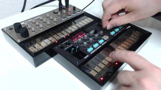 KORG volca fm and volca keys The two are similar [upl. by Whale400]