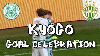 Celtic 2  Ferencváros 0  Kyogo Furuhashi  古橋 亨梧  Goal Celebration  19 October 2021 [upl. by Eeryn]