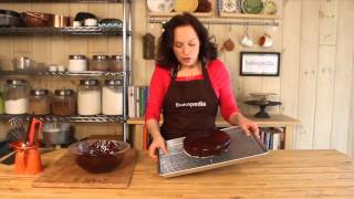 How to Glaze a Cake with Chocolate Ganache [upl. by Marven]