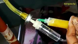 Saline পাইপে Omeprazole injection push amp vitamin b complex injection video By Injection Media [upl. by Elbertina355]