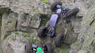 Axial scxiii Axial Capra But mostly Rc4wd bully 2 action [upl. by Yanetruoc]