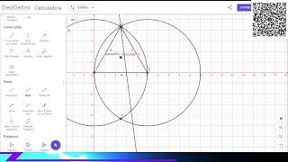 CIRCUNCETRO BARICENTRO E ORTOCENTRO DE UM TRIÂNGULO EQUILÁTERO NO GeoGebraChannel geogebra [upl. by Pickar]