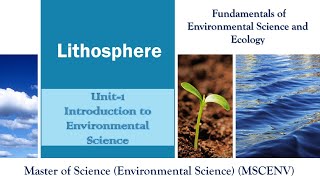 Lithosphere MSC environmental science [upl. by Eednas471]