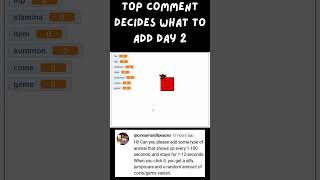 Top Comment Chooses what to Add Day 2 game funny insane shorts [upl. by Meurer]