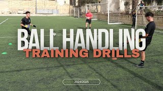 Ball Handling  The Training Drills 2425  Goalkeeper Training [upl. by Stavros]