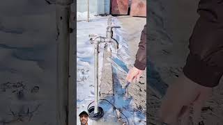 Condition of taps in winter 😱 shortsfeed vviralvideo [upl. by Ulund]