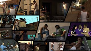 GTA San Andreas The Movie  All Cutscenes 4K [upl. by Atolrac]