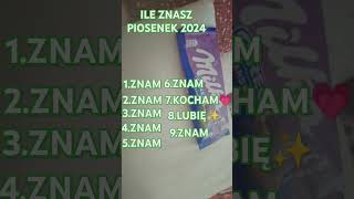 Ile znasz piosenek 2024 napisz w komentarzach [upl. by Elrebmik885]