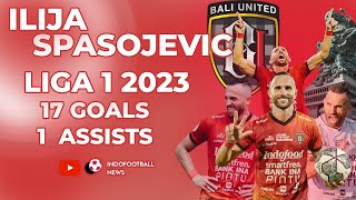 TRAKTORRR Full Highlight Goal Ilija Spasojevic Liga 1 Indonesia 20222023 untuk Bali United [upl. by Marih577]