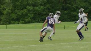 Camp Highlights Weddle Ranges For a Couple Interceptions [upl. by Aneed]