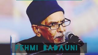 Fehmi Badauni Shayari Fehmi Badayuni Poetry  Grand Mushaira by fehmi Badauni [upl. by Silvers]