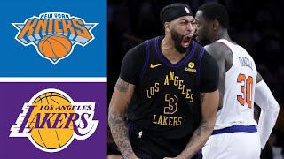 KNICKS vs LAKERS FULL GAME HIGHLIGHTS DECEMBER 18 2023 NBA FULL GAME HIGHLIGHTS TODAY 2K24 [upl. by Consuela]