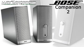 Unboxing amp Review Bocinas Bose Companion 2 Speakers [upl. by Capriola]