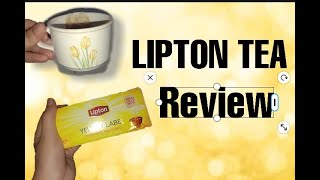 VLOG 006 LIPTON TEA REVIEW YELLOW LABEL  TUTORIALMARIEL SY [upl. by Hafeenah]