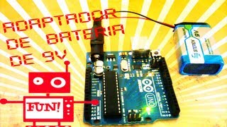 tutorial adaptador de bateria 9v para arduino [upl. by Allister483]