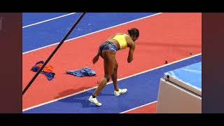 Khaddi Sagnia Womens Long Jump World indoor Championships Belgrade [upl. by Healy]