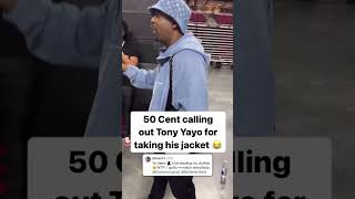 50 Cent calling out Tony Yayo for taking his jacket 😅 [upl. by Alrrats]