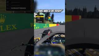 F1 22  quotRisky movequot f122 f1 f12022 f1gameplay f1game funny formula1 f1shorts [upl. by Isiad]