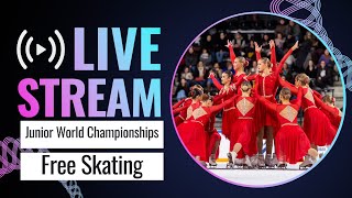 LIVE  Free Skating  World Junior Synchronized Skating Champs  Neuchâtel 2024  SynchroSkating [upl. by Girovard]