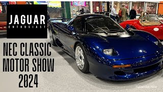 Jaguar Enthusiasts Club stand tour at the 2024 NEC Classic Motor Show [upl. by Vokay]