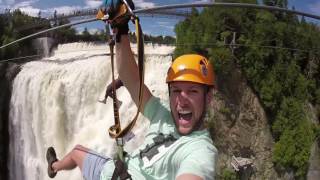 Enjoy the Journey  Montmorency Falls Zip Line Preview [upl. by Ambert731]