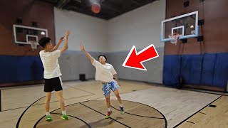 Rayasianboy VS JasonTheWeen 1V1 Basketball 😲 [upl. by Sivahc]