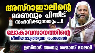 അസ്‌റാഈലിന്റെ മരണവും പിന്നീട് സംഭവിക്കുന്നതും ഭീതിപ്പെടുത്തുന്ന രംഗങ്ങൾ Abu Shammas Moulavi [upl. by Nhguaval236]