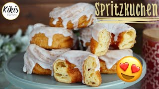 Spritzkuchen zum selber machen  Brandteig backen [upl. by Sturrock]