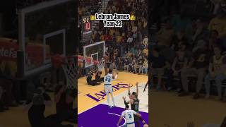 Lebron James Year 22👑 shorts gaming nba2k25 [upl. by Myra701]