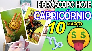 🤑 𝐂𝐇𝐄𝐈𝐑𝐀 𝐀 𝐃𝐈𝐍𝐇𝐄𝐈𝐑𝐎❗𝐕𝐞𝐣𝐨 𝐌𝐔𝐈𝐓𝐀𝐒 𝐍𝐎𝐓𝐀𝐒💵 Capricórnio ♑ 10 Março 2024 Horoscopo do dia de hoje ♑ Tarot [upl. by Foster]